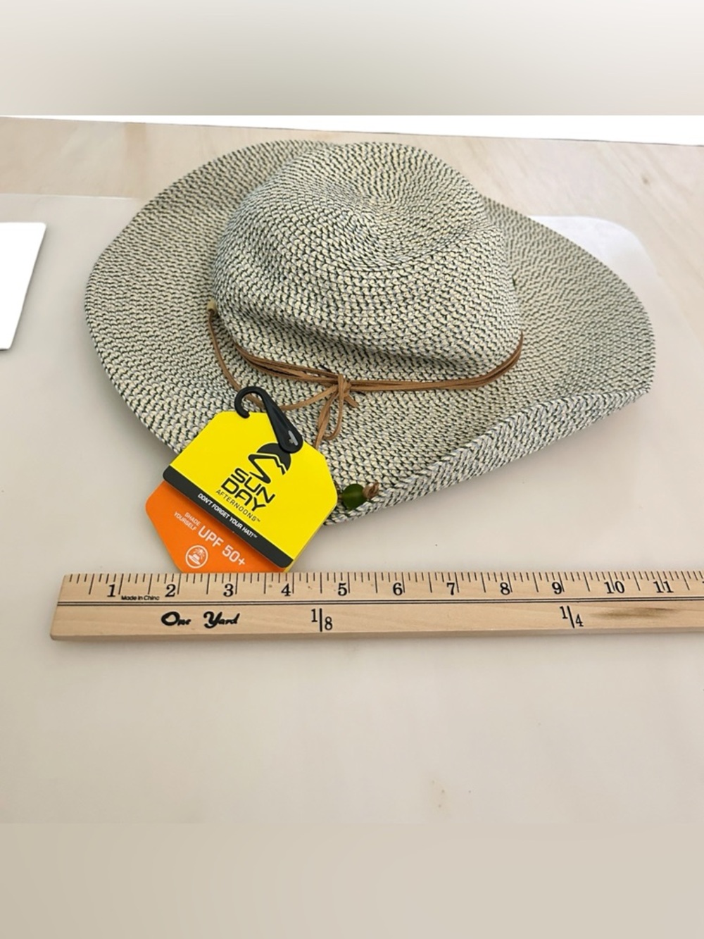 Sunday Afternoons Sol Seeker Hat UPF 50+ Straw Wide Brim Size M - Picture 9 of 11